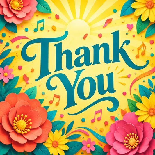 Bright Thank You SongCard cover